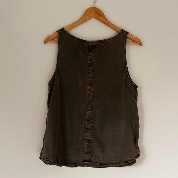 Universal thread tank top - dark khaki  green - L - Picture 3 of 7